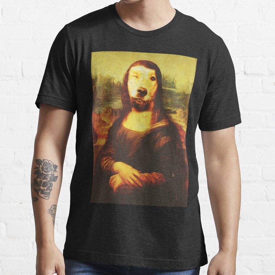 Dog Mona lisa Essential T-Shirt