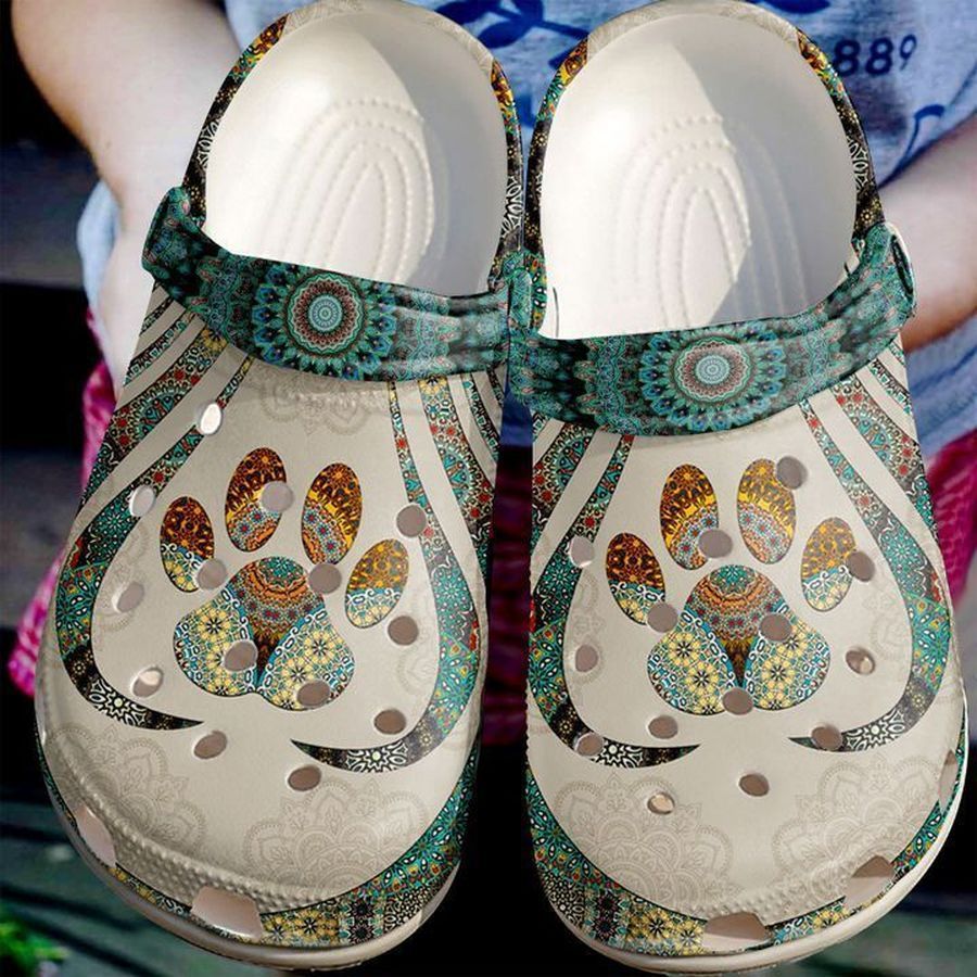 Dog Paw Sku 865 Crocs Clog Shoes