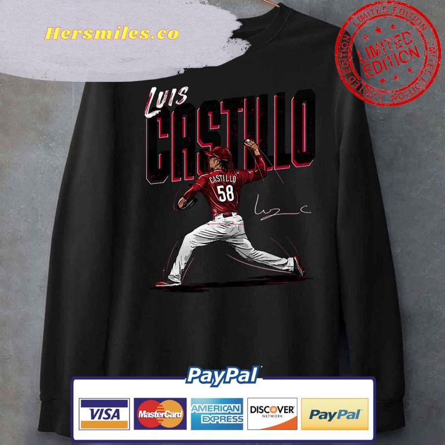 Dominican Pro Baseball Pitcher MLB Luis Castillo Chisel Unisex Sweatshirt