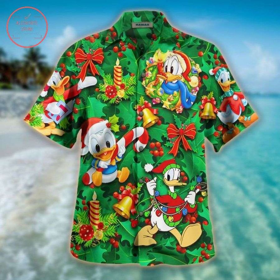 Donald Duck Christmas Hawaiian Shirt