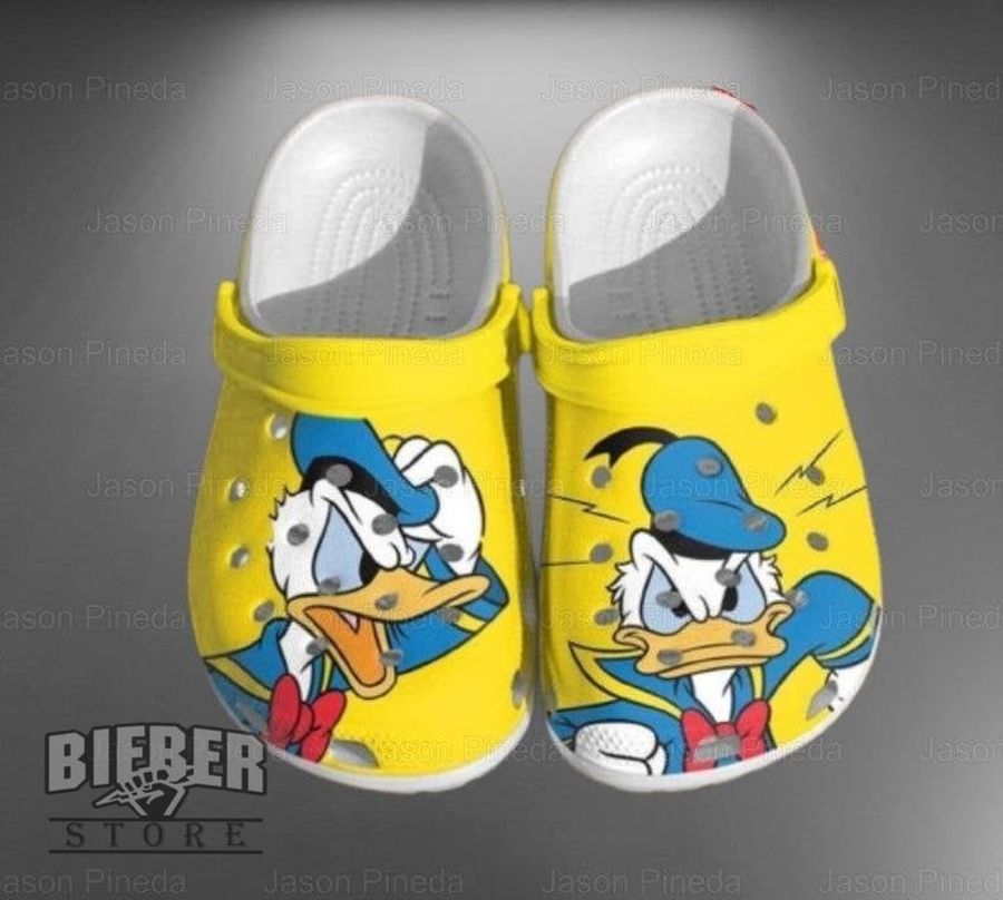 Donald Duck Crocs 3d Comfortable For Mens And Womens Classic Water Crocs Clog Shoes