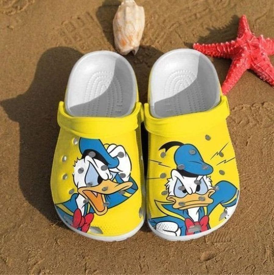 Donald Duck Rubber Crocs Crocband Clogs Comfy Footwear Tl97