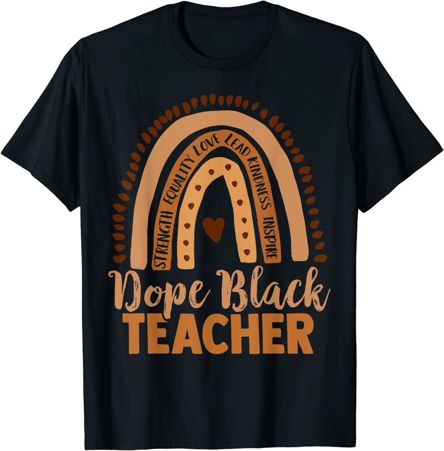 Dope Black Teacher, Rainbow Melanin Poppin, Educator
