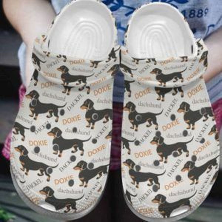 Doxie Dachshund Crocs Clog Shoes