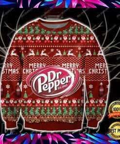 Dr Pepper Merry Christmas Ugly Christmas Sweater All Over Print