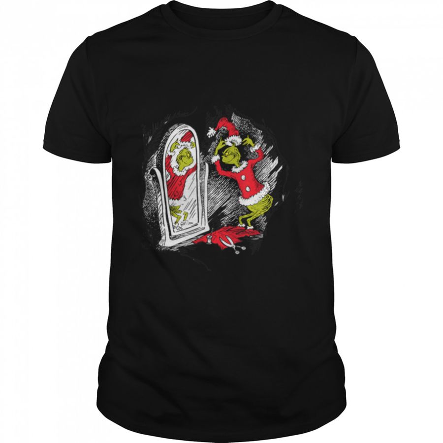 Dr. Seuss Grinch Saint Nick T-shirt B07PFNM524