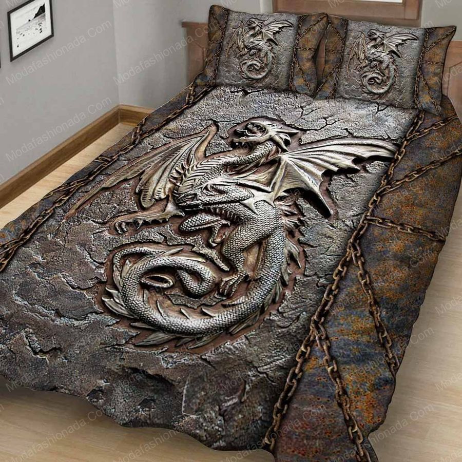 Dragon Fossil Animal 2 Bedding Set – Duvet Cover – 3D New Luxury – Twin Full Queen King Size Comforter Cover