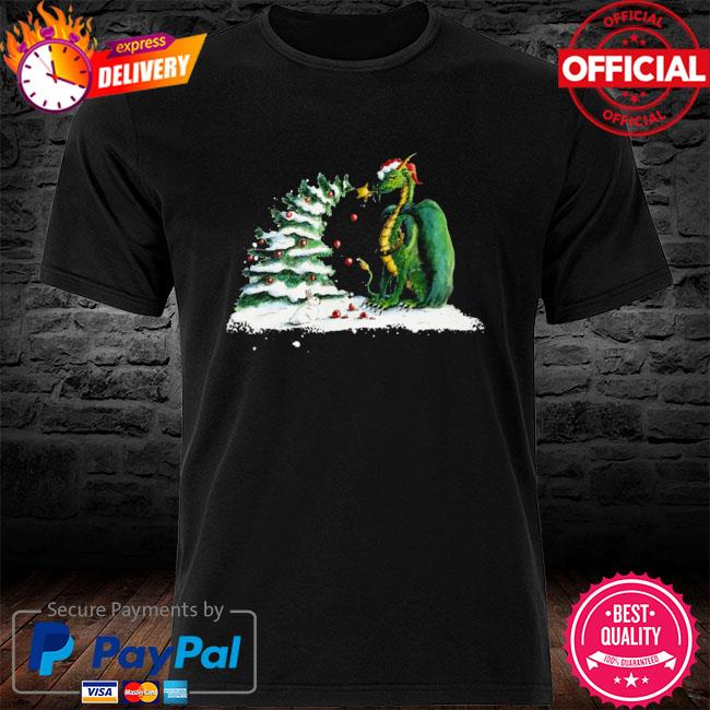 Dragon Play With Tree Christmas Sweatshirt
