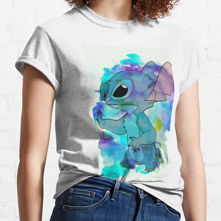 Drawings with Stitch  Classic T-Shirt