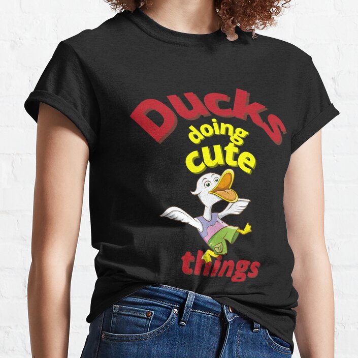 Ducks doing cute things Classic T-Shirt