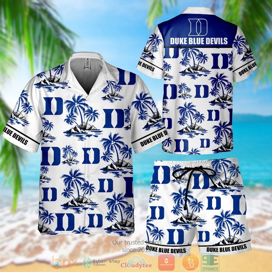 Duke Blue Devils Hawaiian Shirt, Short – LIMITED EDITION
