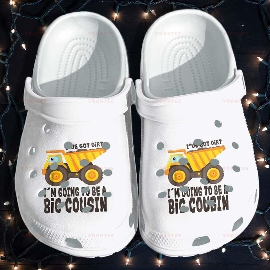 Dump Truck  Birthday Gifts For Cousin Got Dirt Gifts Flower Gift For Lover Rubber Crocs Crocband Clogs, Comfy Footwear Men Women Size Us
