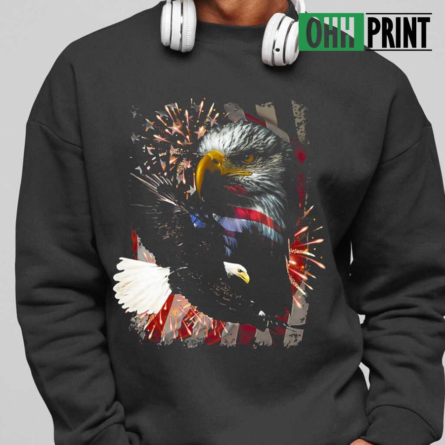 Eagle Glorious And Freedom For Eagle Lover Tshirts Black