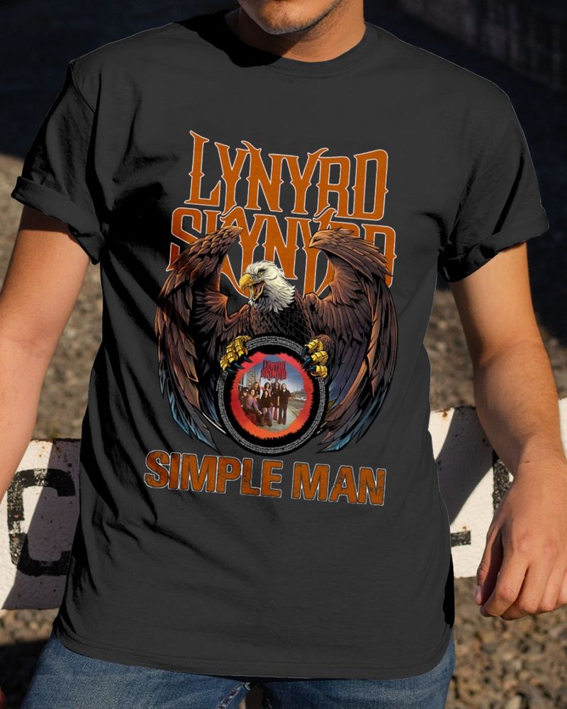 Eagle Lynyrd Skynyrd Simple Man T Shirt S-6XL Mens And Women Clothing