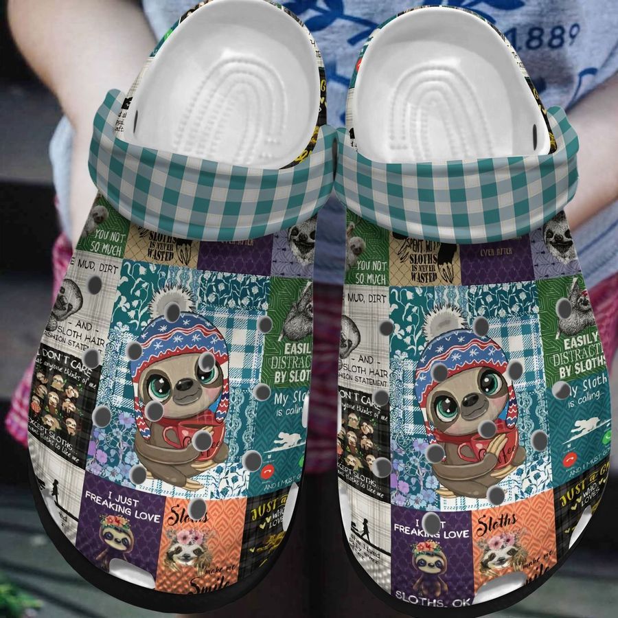Easily Distract By Sloths Personalized Clog Custom Crocs Comfortablefashion Style Comfortable For Women Men Kid Print 3D