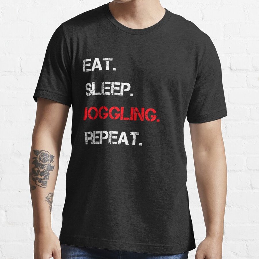 Eat Sleep Joggling Repeat - Sport TShirt  Essential T-Shirt