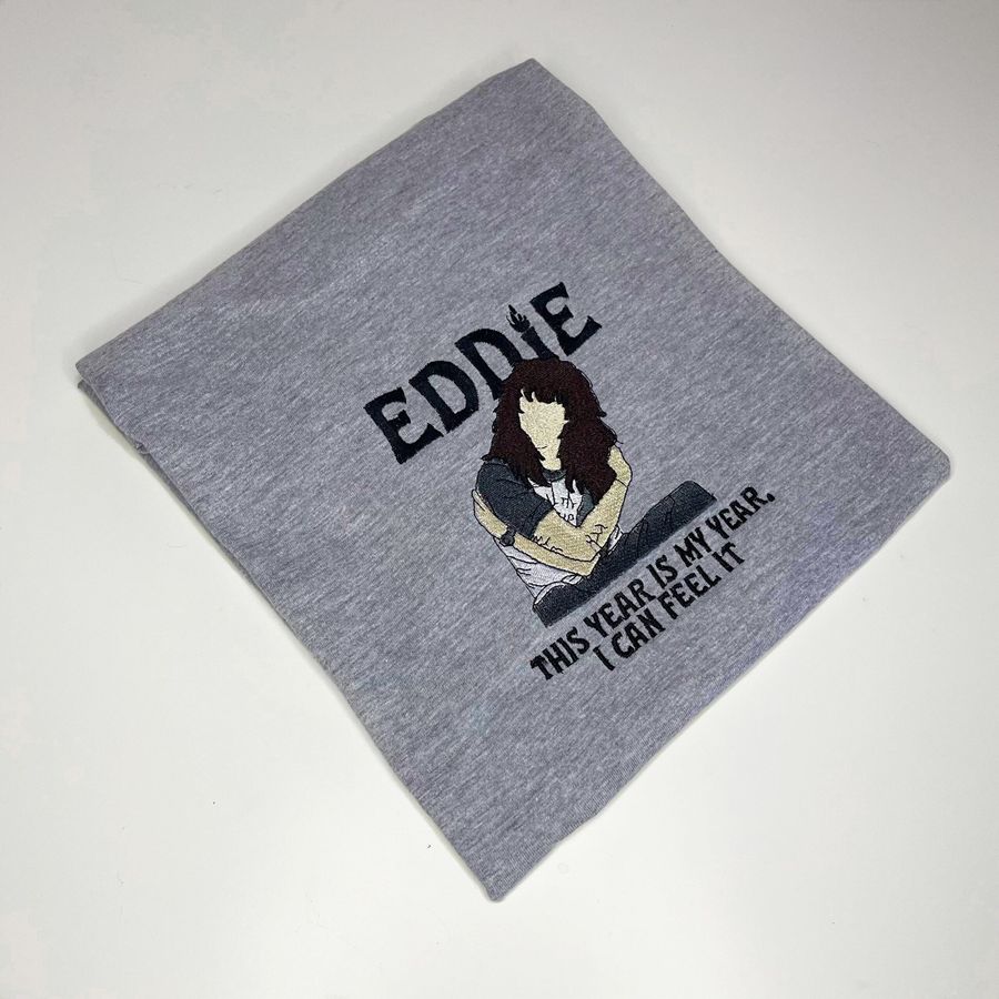 Eddie Munson It’s My Year Embroidered Sweatshirt