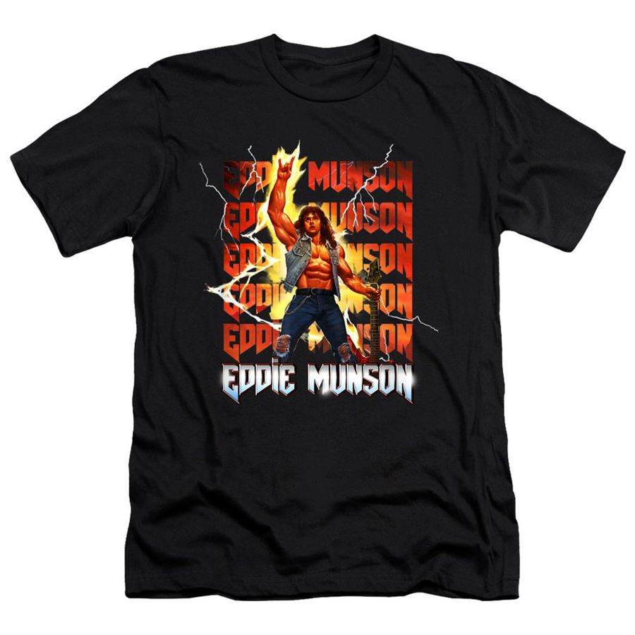 Eddie Munson Lightning Stack Shirt