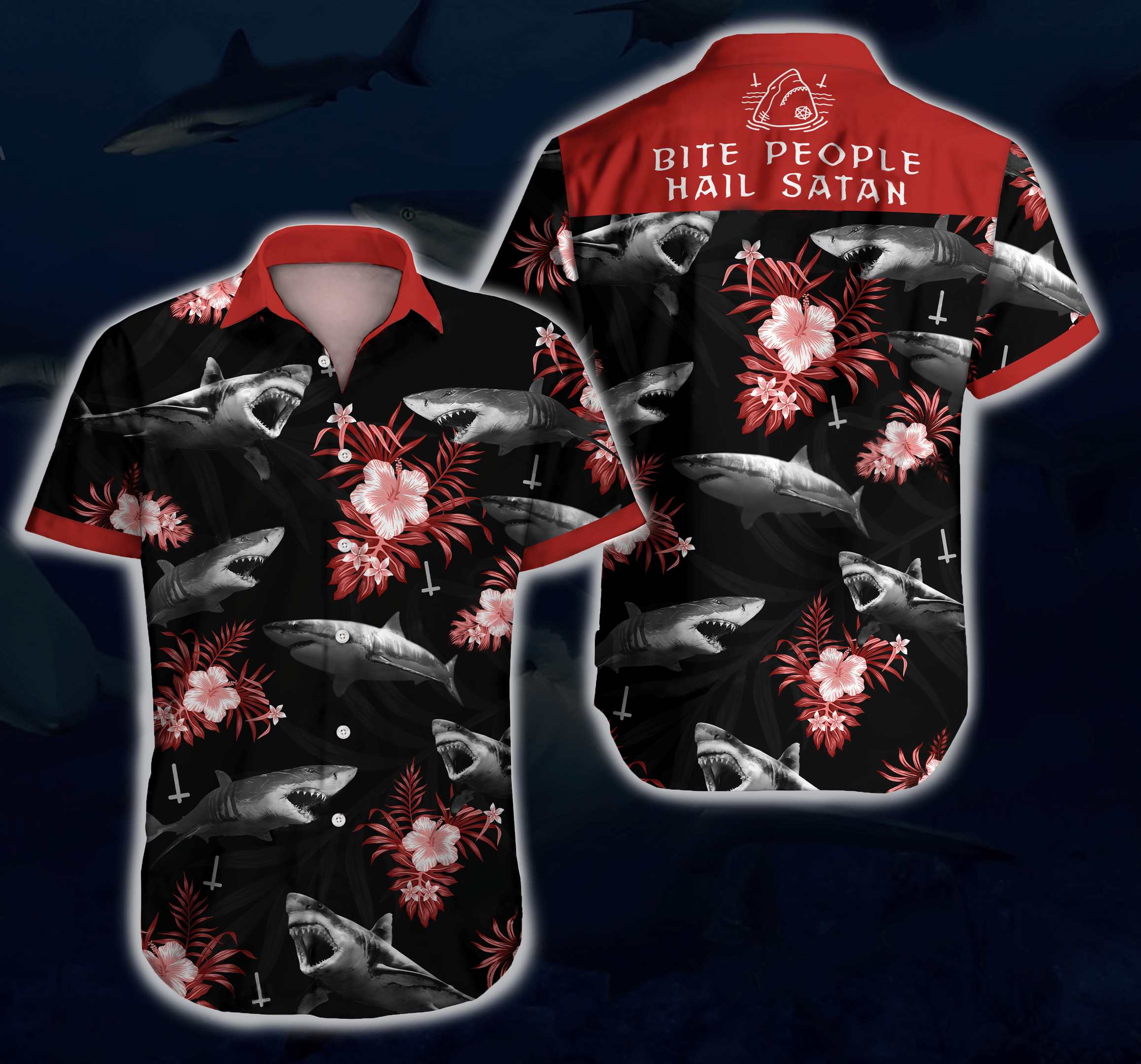 Eddora™ Shark - Hawaii Shirt - TD337