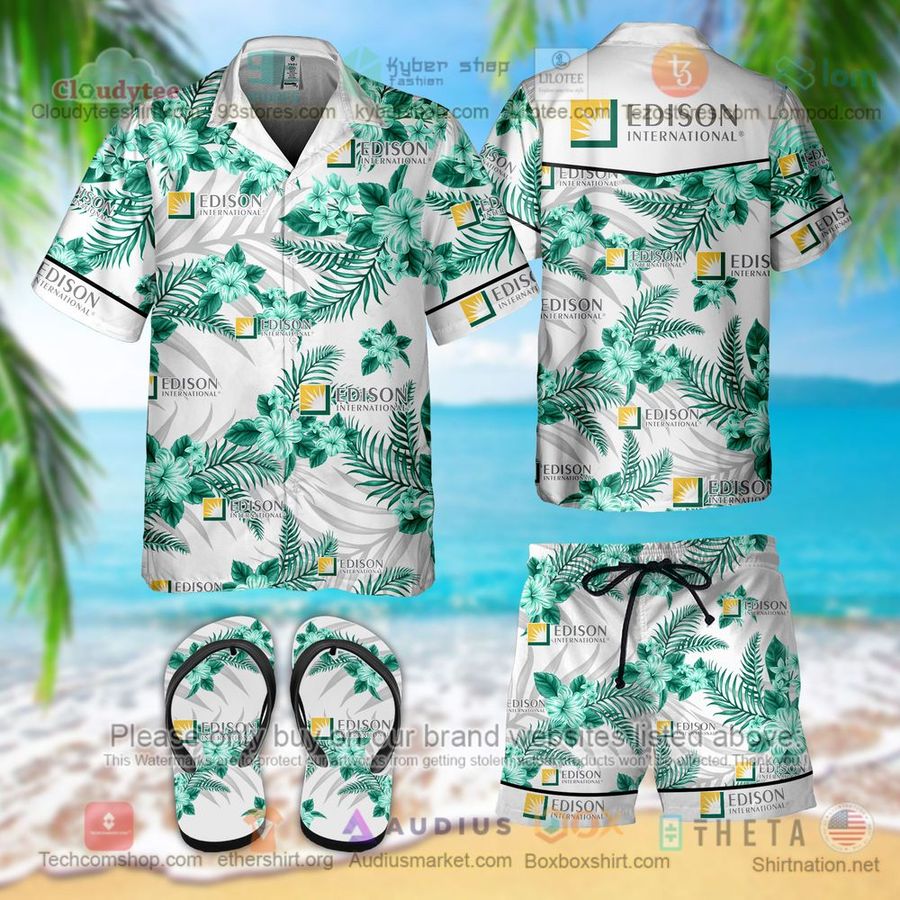 Edison International Hawaiian Shirt, Short – LIMITED EDITION