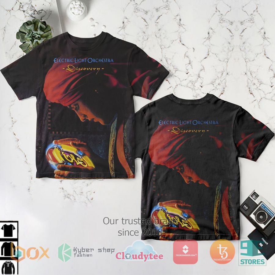 Electric Light Orchestra Band Discovery Album 3D T-Shirt – LIMITED EDITION