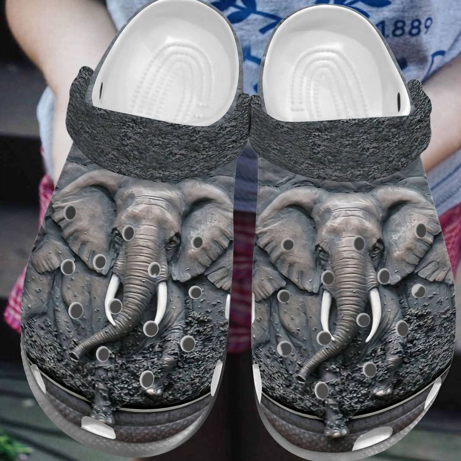 Elephant Clog 3D Crocs Crocband Clog