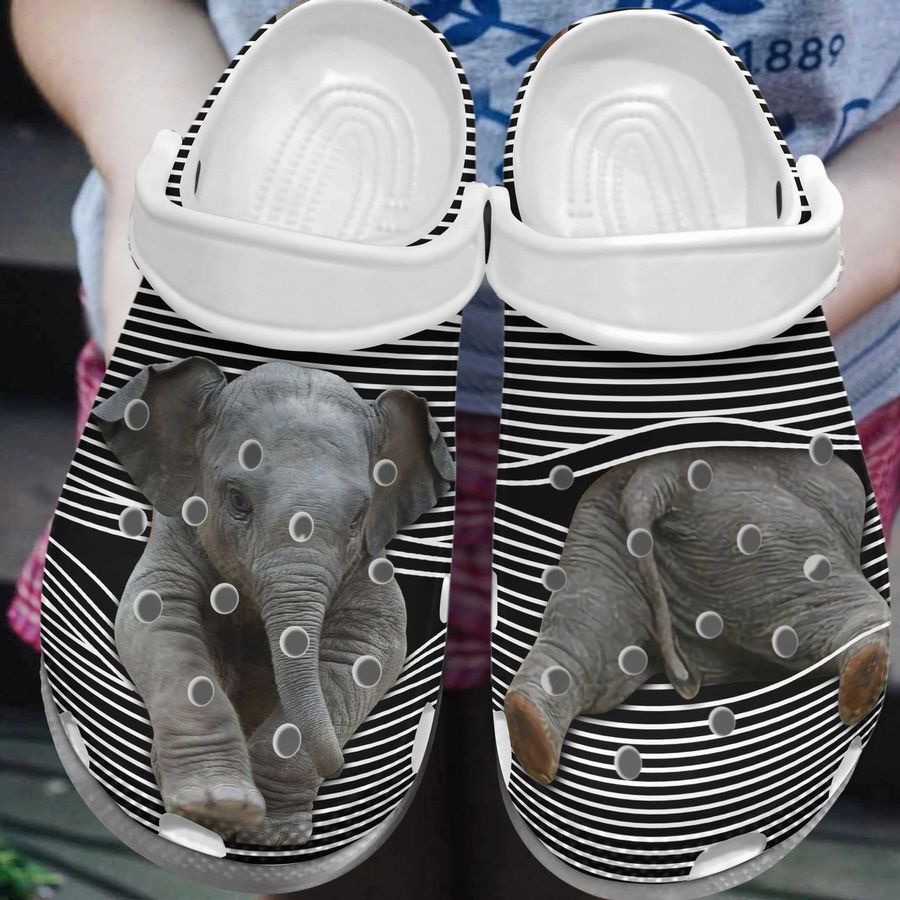 Elephant Personalized Clog Custom Crocs Comfortablefashion Style Comfortable For Women Men Kid Print 3D Magical Elephant