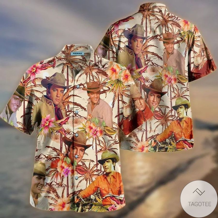 Elvis Presley Cowboy Hawaiian Shirt