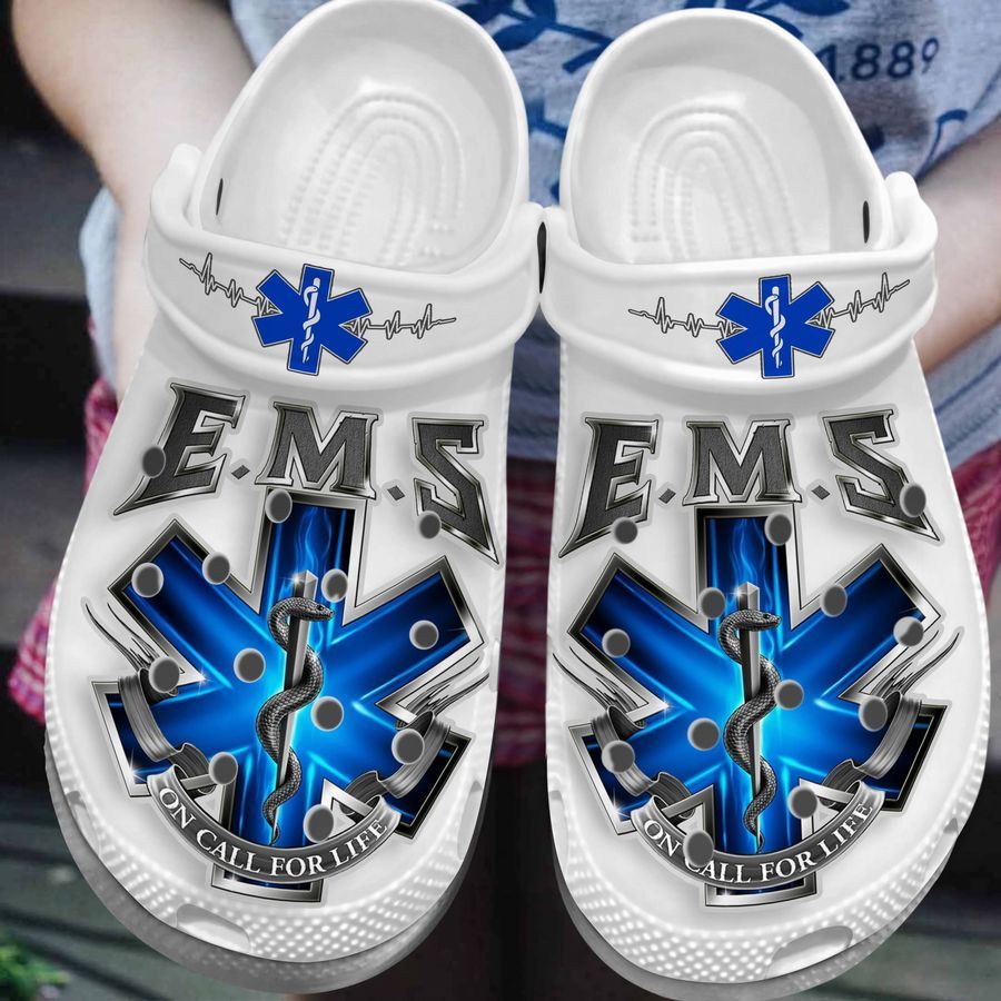 Ems Clog On Call For Life Crocs Crocband Clog