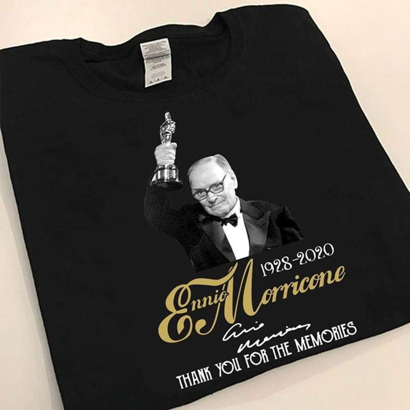 Ennio Morricone Anniversary Ennio Morricone Signature T Shirt Men And Women S-6XL Cotton