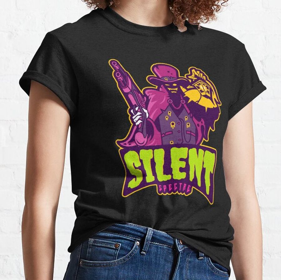 evil ghost graphic, silent spectre, Classic T-Shirt