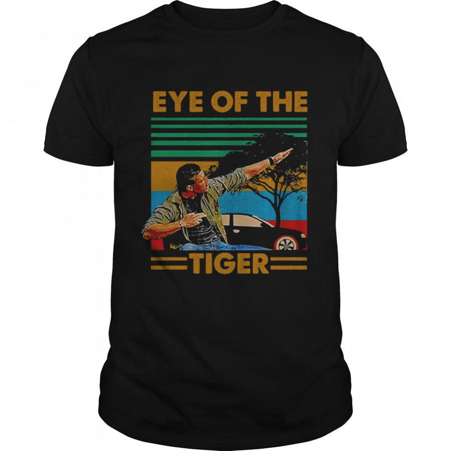 Eye Of The Tiger Vintage Dean Winchester Lovers Supernatural shirt