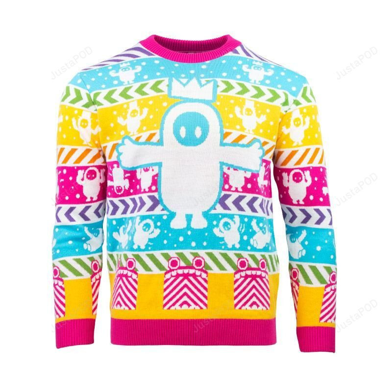 Fall Guys Ugly Christmas Sweater All Over Print Sweatshirt Ugly