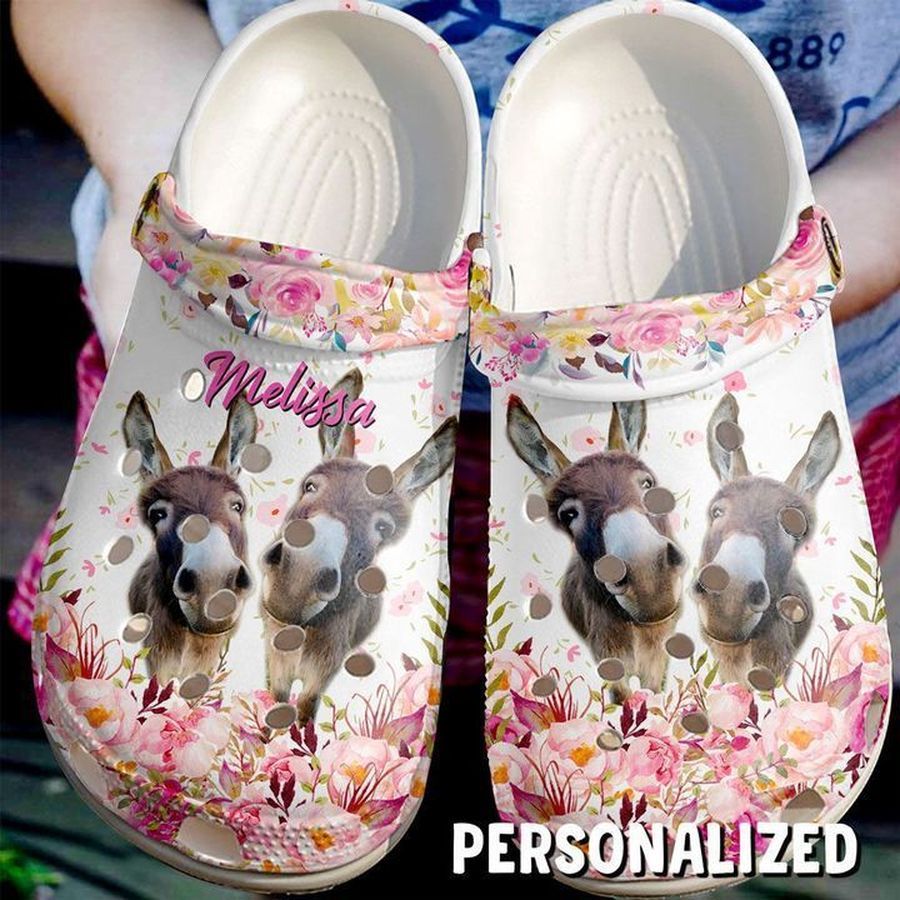 Farmer Personalized Cute Donkeys Sku 970 Crocs Clog Shoes