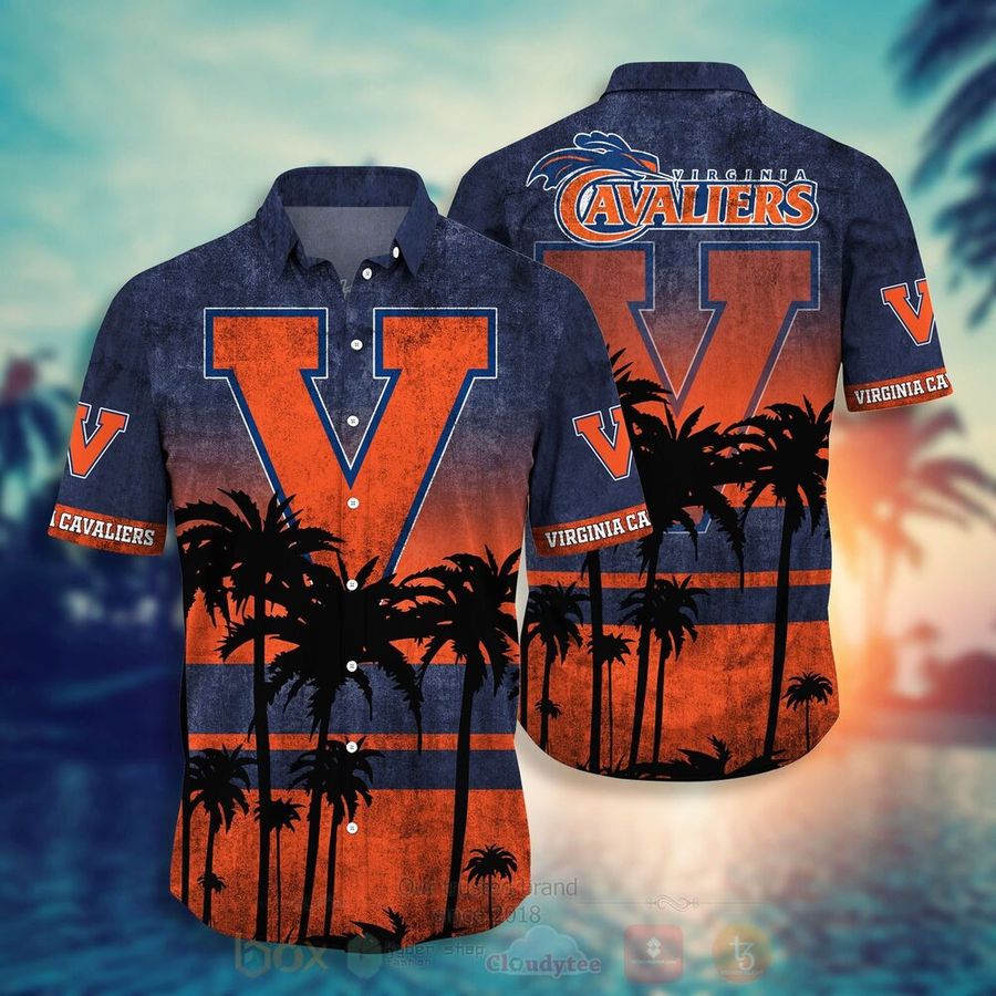 Fashion Virginia Cavaliers Mens Basketball Hawaiian Shirt