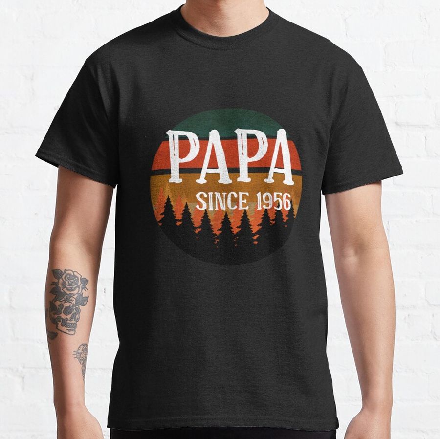 Father's Day - Papa Since 1956 Classic T-Shirt