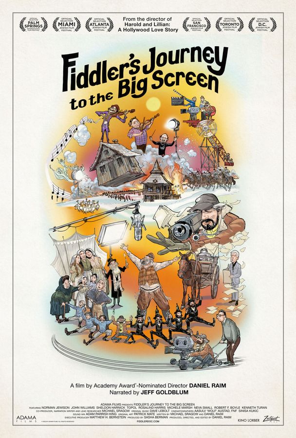 Fiddler's Journey to the Big Screen (2022) Poster, Canvas, Home Decor