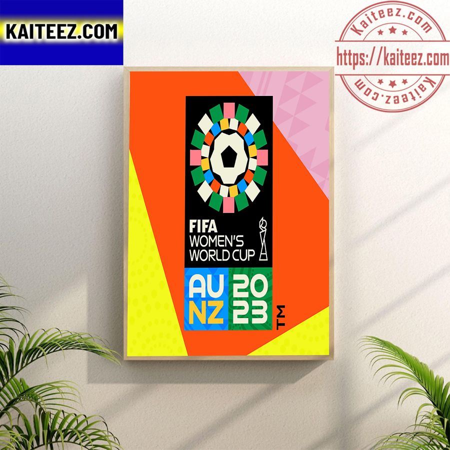 FIFA Women's World Cup 2023 FIFAWWC Logo Poster Canvas