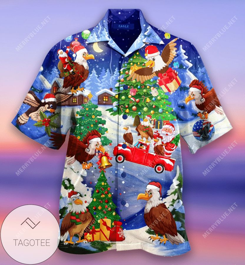 Find Eagles Enjoy Christmas Unisex Authentic Hawaiian Shirt 2022