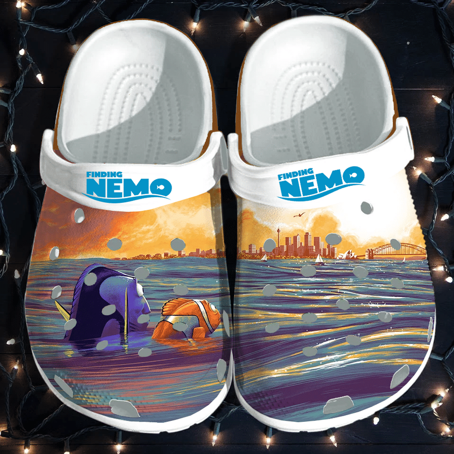 Finding Nemo 2 For Men And Women Gift For Fan Classic Water Rubber Crocs Crocband Clogs, Comfy Footwear.png