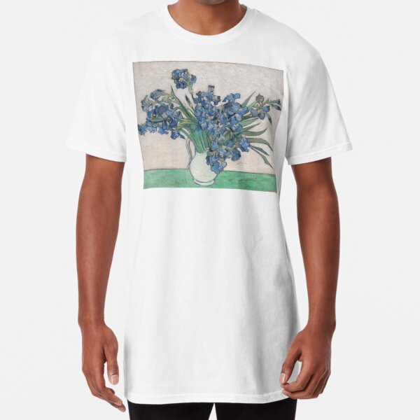 Fine art - Irises 1890 - Vincent van Gogh Long T-Shirt