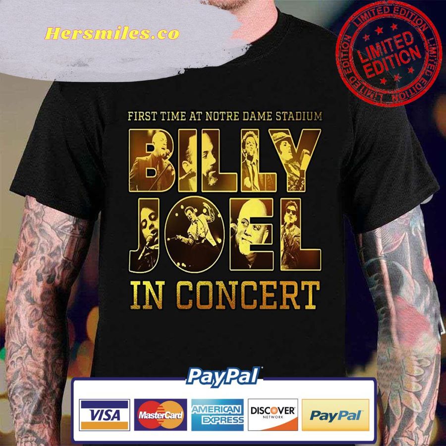 First Time At Notre Dame Stadium Billy Joel In Concert Unisex T-Shirt