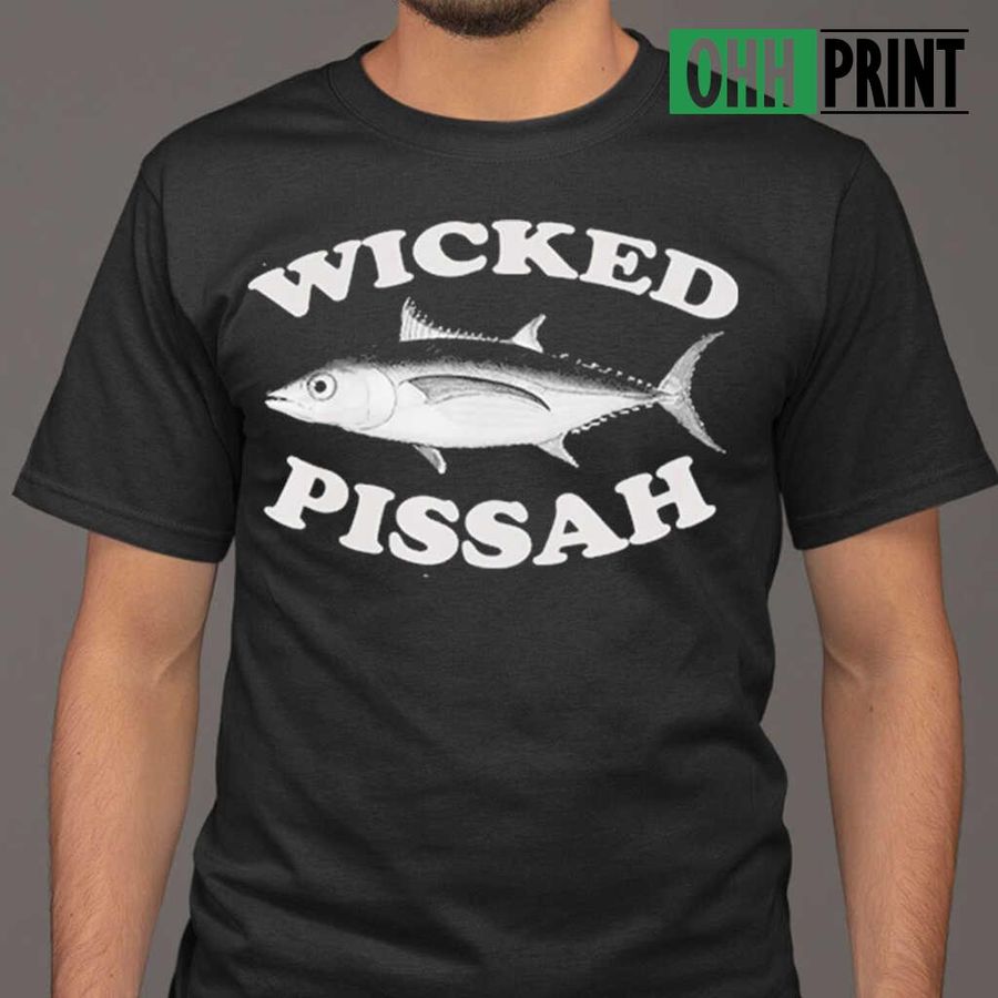 Fish Wicked Pissah Tshirts Black