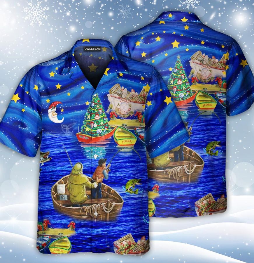 Fishing Love Christmas Hawaiian Shirt