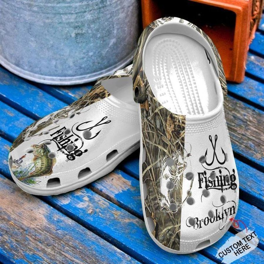 Fishing Man Sku 1038 Crocs Clog Shoes