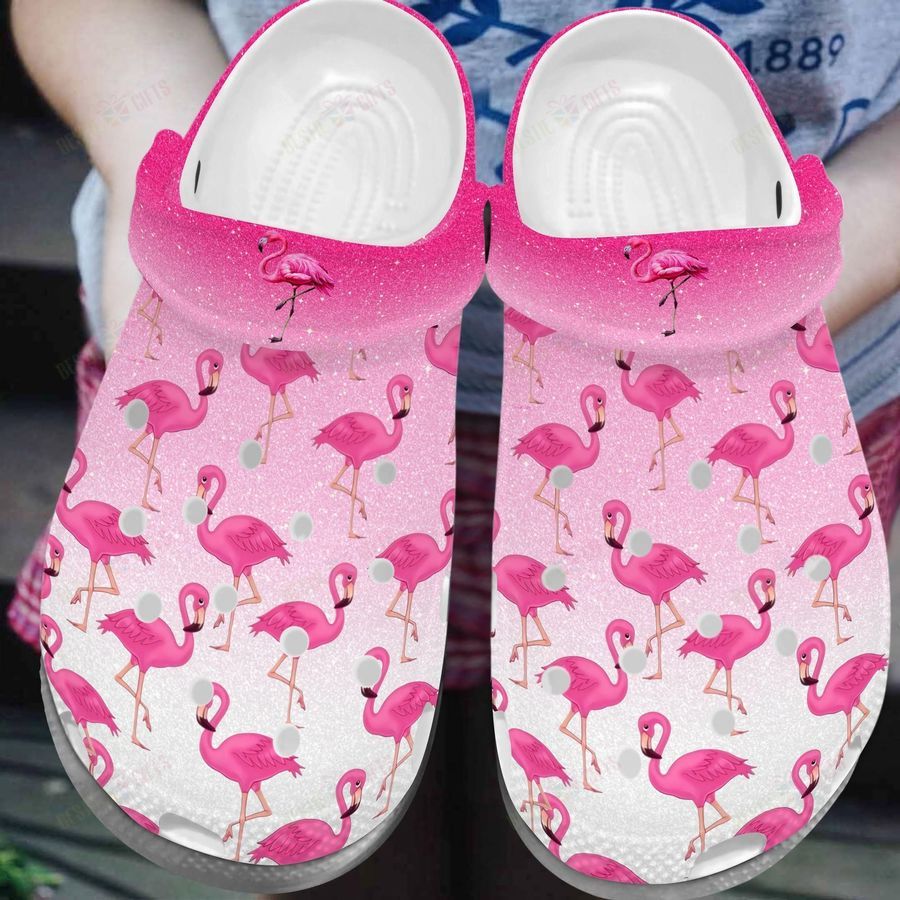 Flamingo Crocs Classic Clog Shoes
