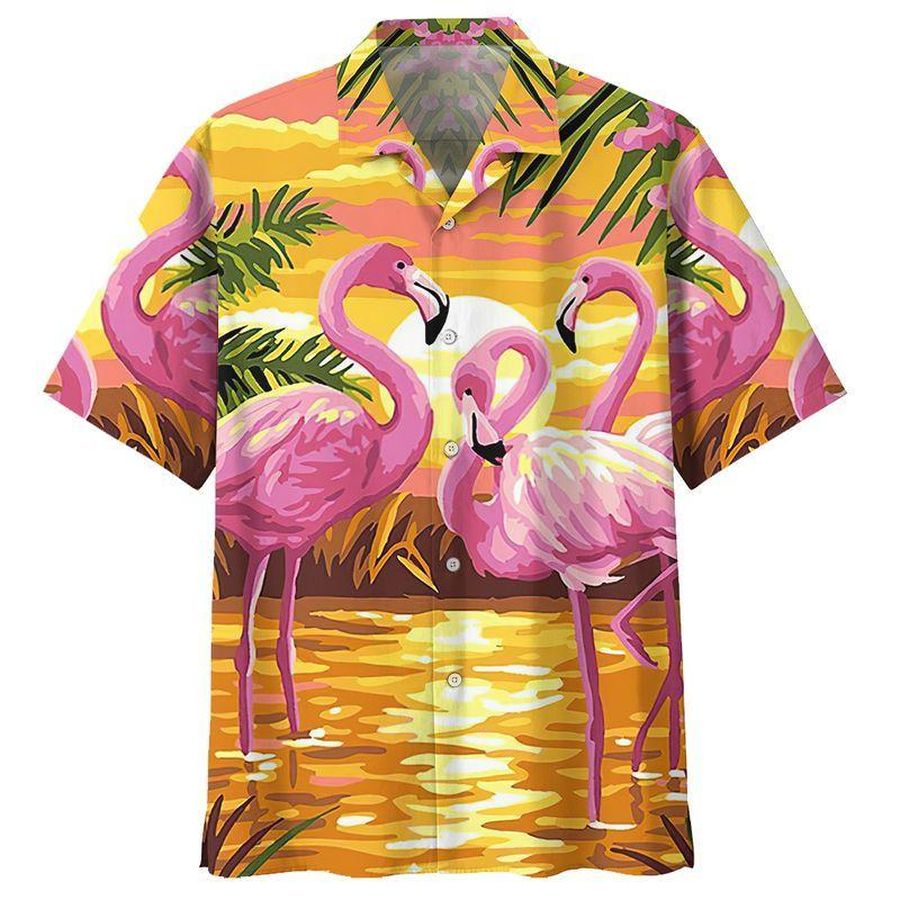 Flamingo For Men For Women Hw3893 Hawaiian Shirt Pre11829, Hawaiian shirt, beach shorts, One-Piece Swimsuit, Polo shirt, funny shirts, gift shirts