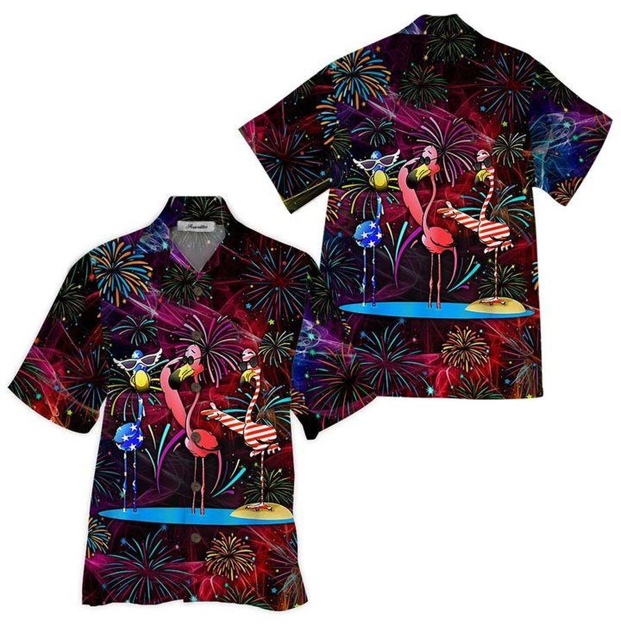 Flamingo Hawaiian Shirt Pre10221, Hawaiian shirt, beach shorts, One-Piece Swimsuit, Polo shirt, funny shirts, gift shirts, Graphic Tee