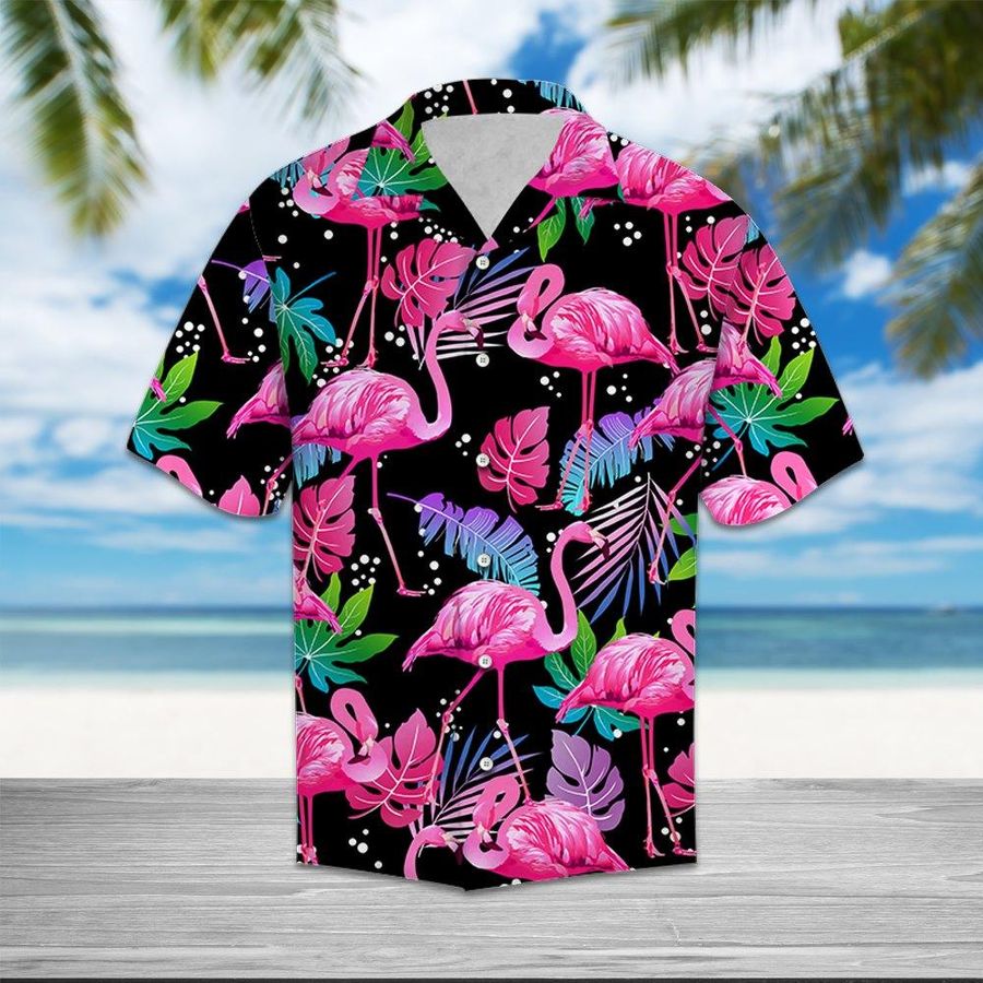 Flamingo Hawaiian Shirt Pre10833, Hawaiian shirt, beach shorts, One-Piece Swimsuit, Polo shirt, funny shirts, gift shirts, Graphic Tee