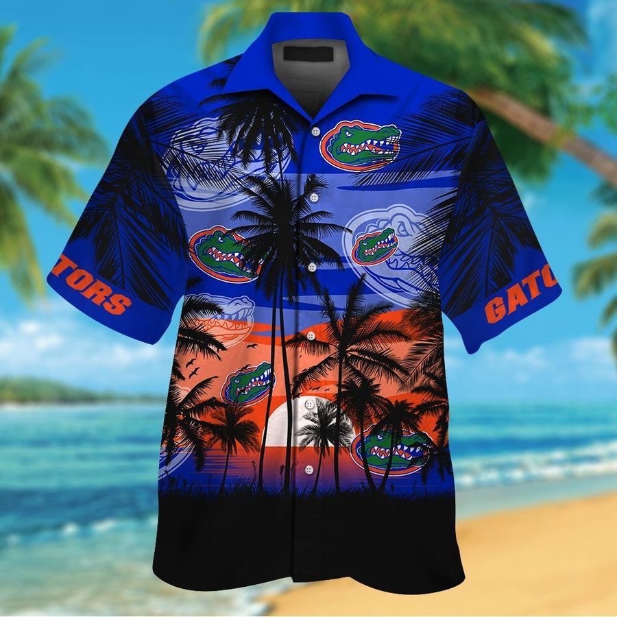 Florida Gators Tropical Short Sleeve Button Up Tropical Aloha Hawaiian Shirts For Men Women Shirt